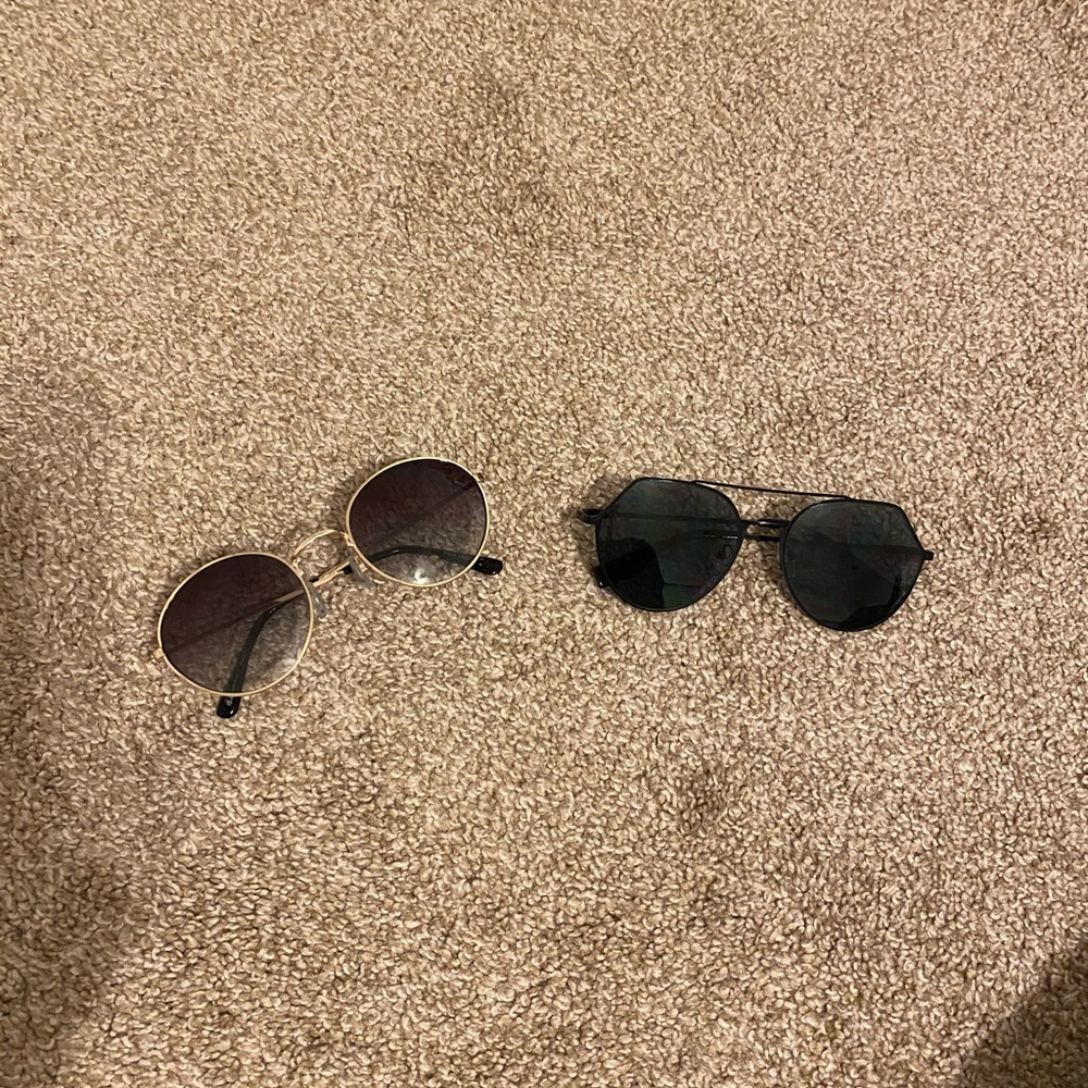 two sunglasses